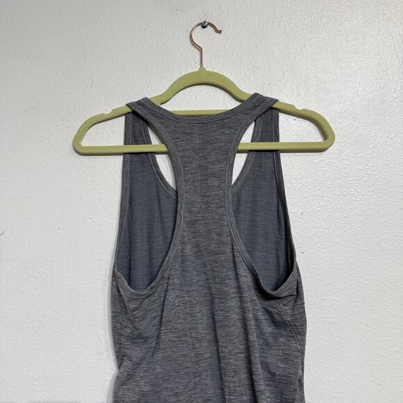 Athleta Gray Speedlight Seamless Ruched Tank Top  Sz S - Picture 6 of 10